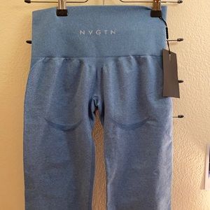 NVGTN SOLD OUT XS SKY BLUE CONTOUR SEAMLESS